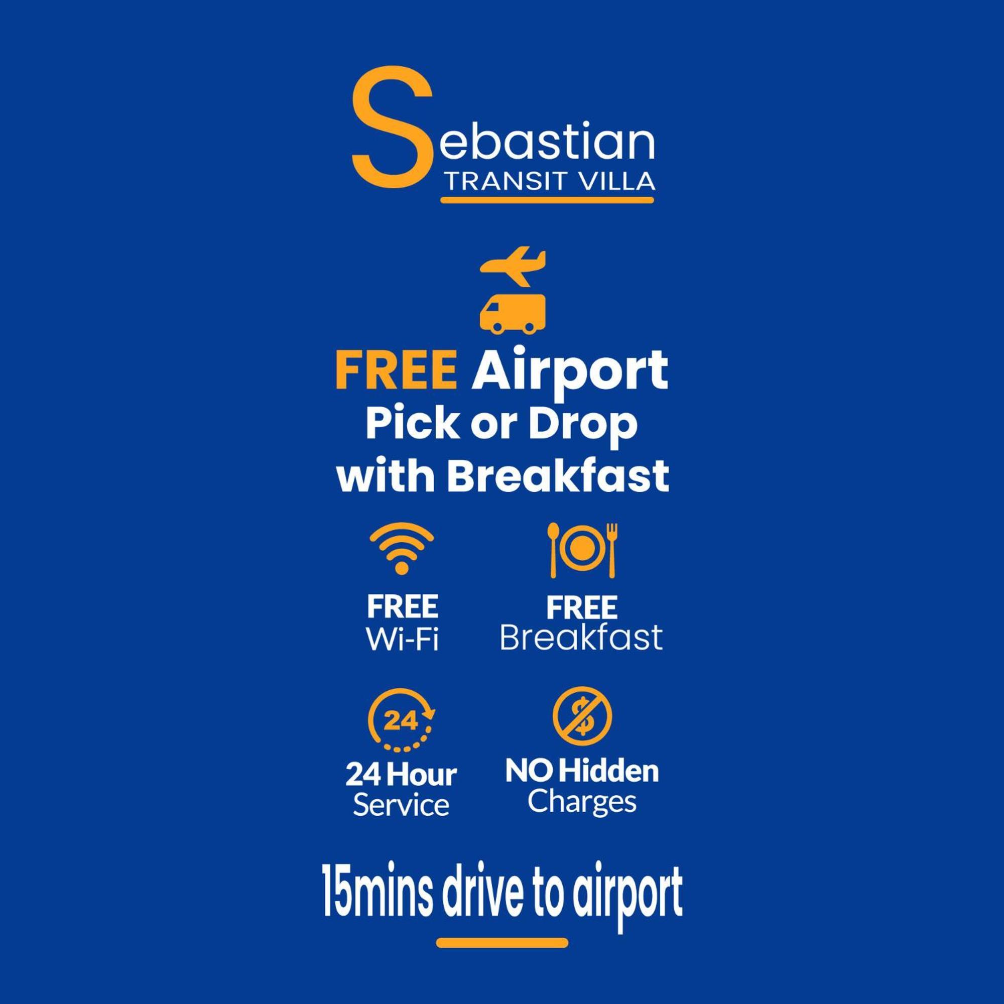 Sebastian Transit With Free Shuttle Service To Airport * Kotugoda